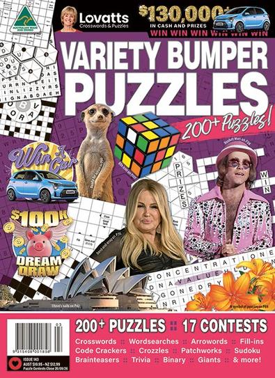 Lovatts Variety Bumper Puzzles magazine cover