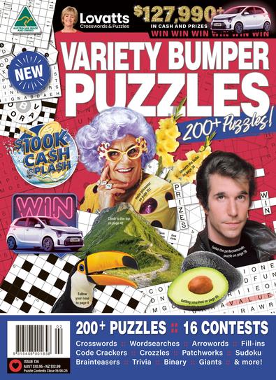 Lovatts Variety Bumper Puzzles magazine cover