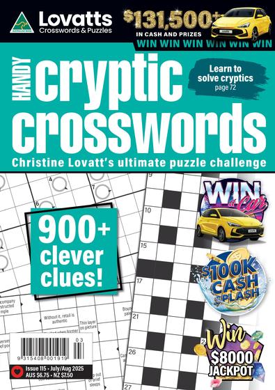 Lovatts Handy Cryptic Crosswords magazine cover