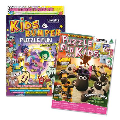Puzzle Fun for Kids magazine cover