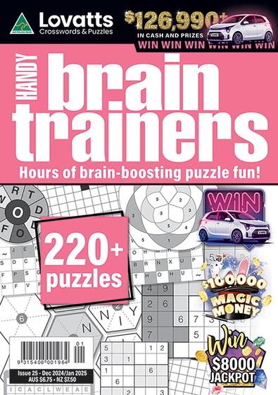 Lovatts Handy BrainTrainers magazine cover