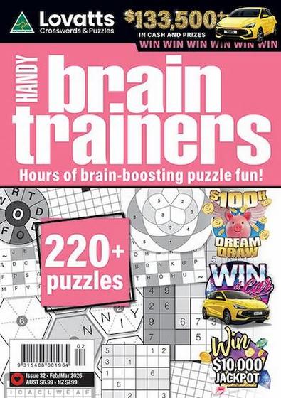 Lovatts Handy BrainTrainers magazine cover