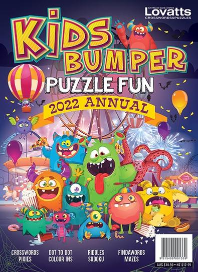 Kids Bumper Puzzle Fun Annual 2022 cover
