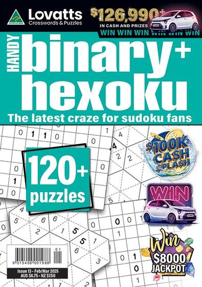 Lovatts Handy Binary + Hexoku magazine cover