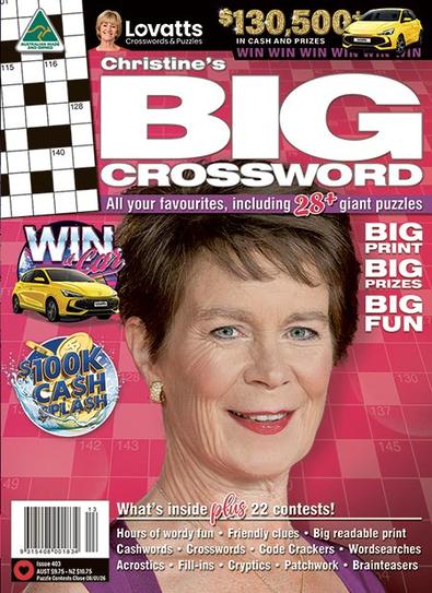 Christine's BIG Crossword magazine cover