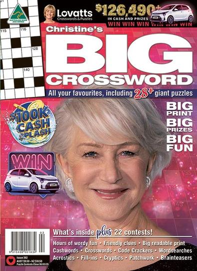 Christine's BIG Crossword magazine cover
