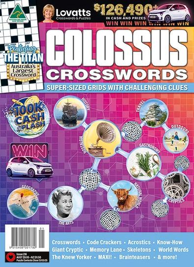 Lovatts Colossus Crosswords magazine cover