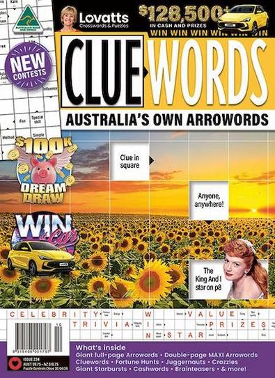 Lovatts Cluewords magazine cover