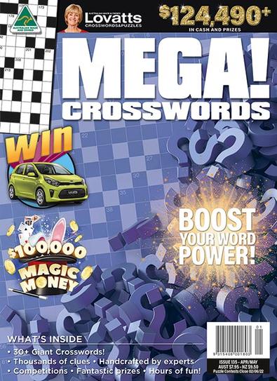 Lovatts MEGA! Crosswords magazine cover