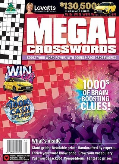 Lovatts MEGA! Crosswords® magazine cover