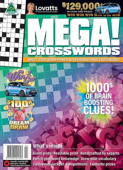 Lovatts MEGA! Crosswords® magazine cover