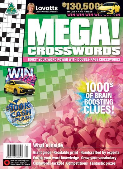 Lovatts MEGA! Crosswords® magazine cover