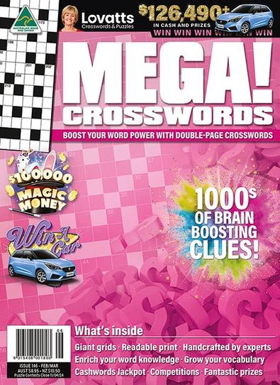 Lovatts MEGA! Crosswords® magazine cover