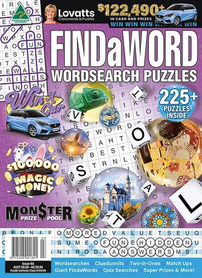 Lovatts FindaWord® +225 PUZZLES magazine cover