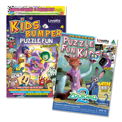 Lovatts Puzzle Fun for Kids magazine cover