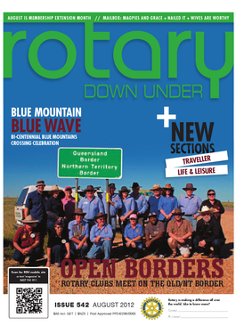 Rotary Down Under - Digital magazine cover