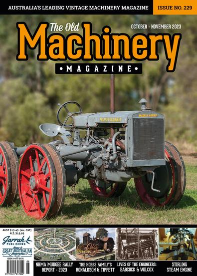 The Old Machinery Magazine cover