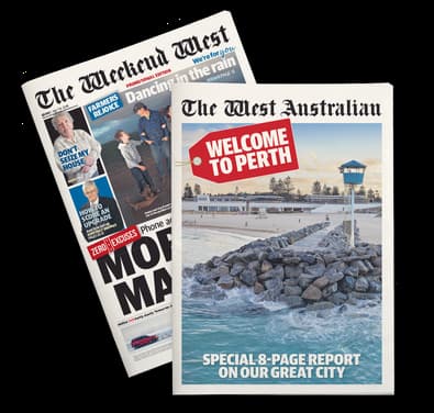 The West Australian newspaper cover
