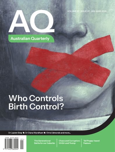 AQ: Australian Quarterly magazine cover