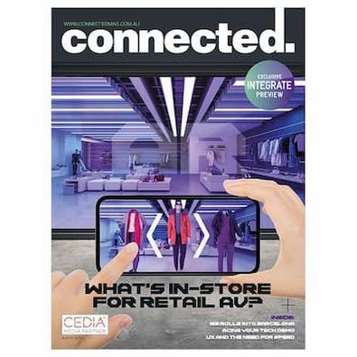 Connected magazine cover