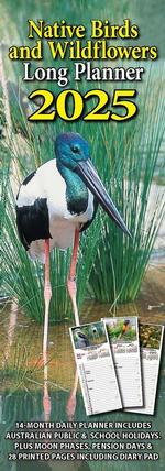 Native Birds and Wildflowers LONG PLANNER