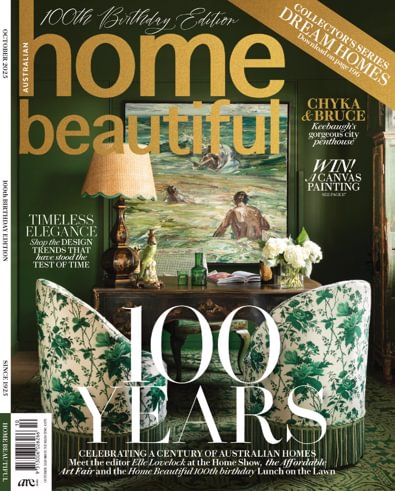 Australian home beautiful magazine cover
