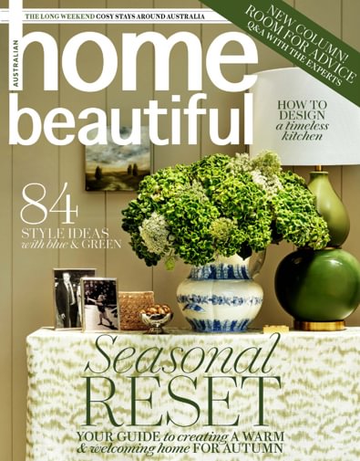 Australian home beautiful magazine cover