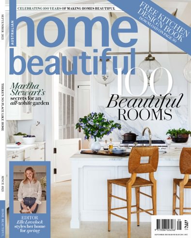 Australian home beautiful magazine cover