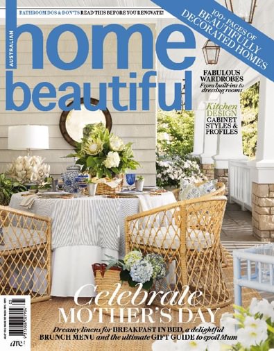Australian home beautiful magazine cover