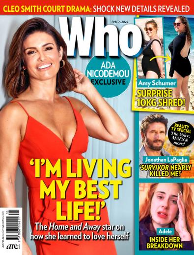 WHO magazine cover