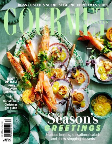 Gourmet Traveller magazine cover