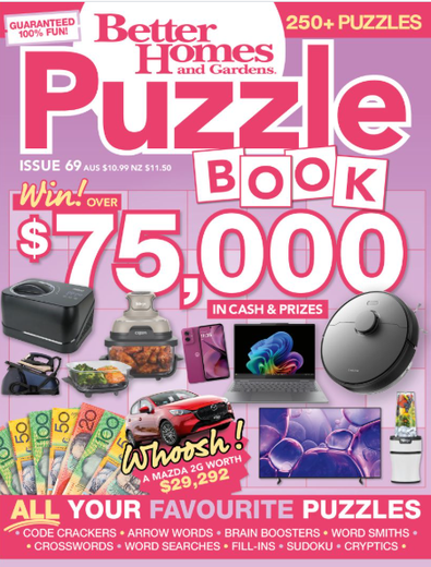 Better Homes and Gardens Puzzle Book magazine cover