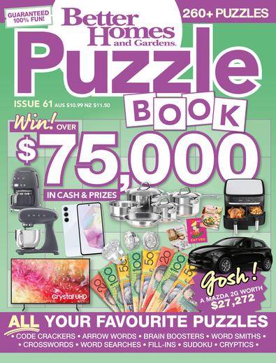 Better Homes and Gardens Puzzle Book magazine cover