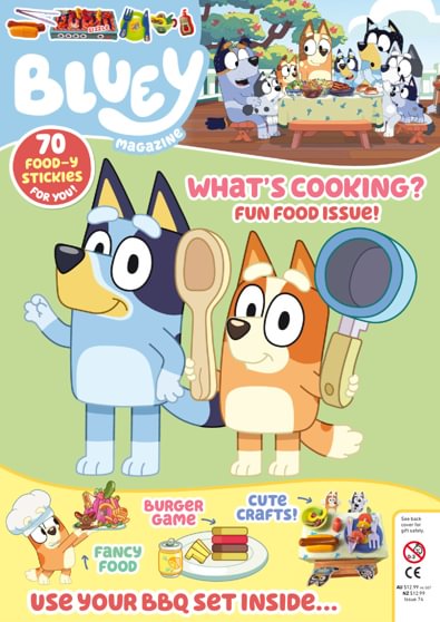 Bluey magazine cover