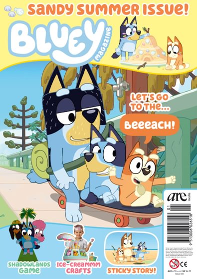 Bluey magazine cover