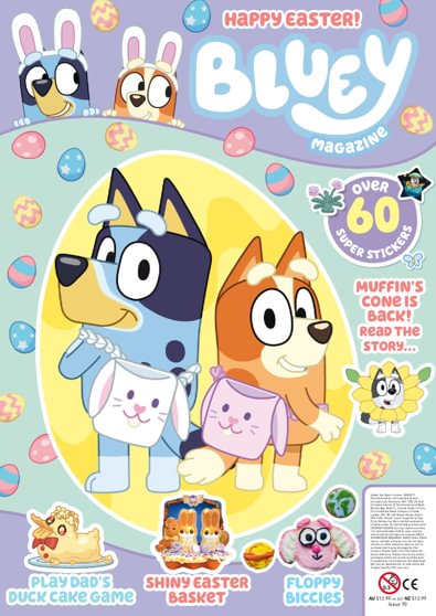 Bluey magazine cover