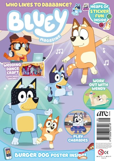 Bluey magazine cover