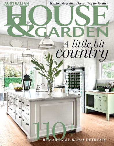 Australian House & Garden magazine cover