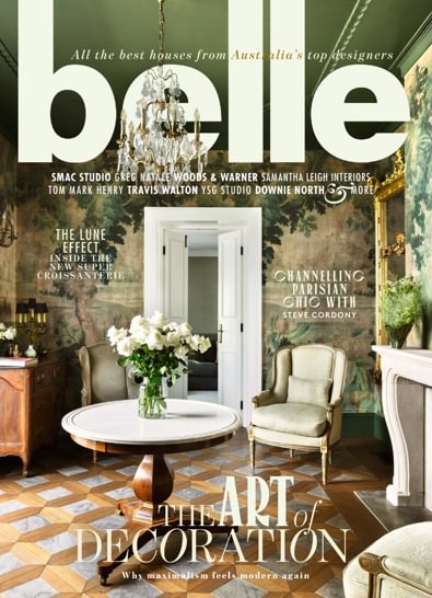 belle magazine cover