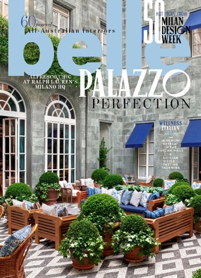 belle magazine cover