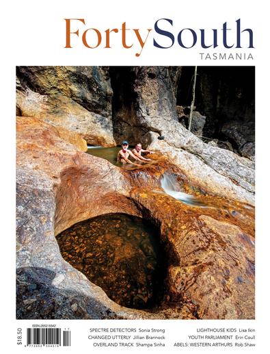 Forty South Tasmania magazine cover