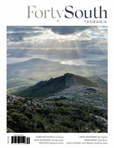Forty South Tasmania magazine cover
