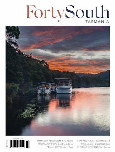 Forty South Tasmania magazine cover