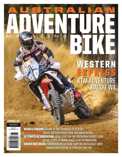 Australian Adventure Bike magazine cover