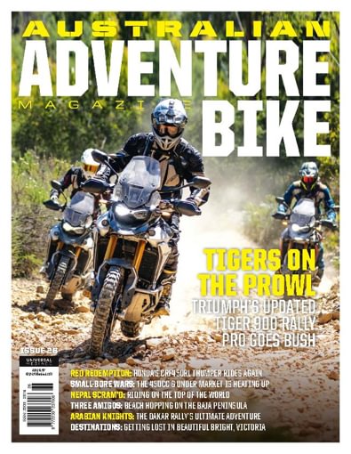 Australian Adventure Bike magazine cover