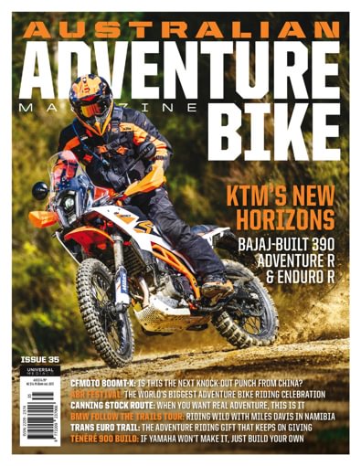 Australian Adventure Bike magazine cover