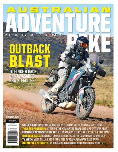 Australian Adventure Bike magazine cover
