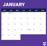 2024 NRL Melbourne Storm Calendar alternate 2