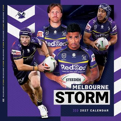 2027 NRL Melbourne Storm Calendar cover