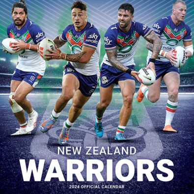 2024 NRL NZ Warriors Calendar cover